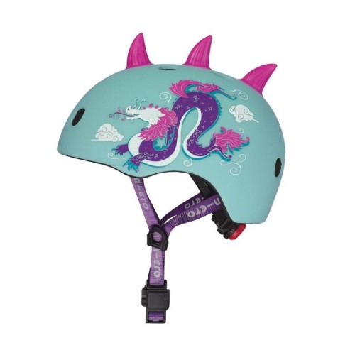 CASCO DRAGON 3D TURQUESA