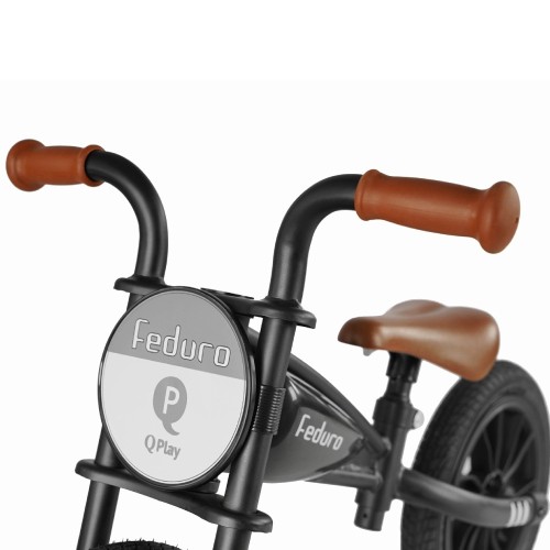 QPLAY FEDURO BALANCE BIKE NEGRO