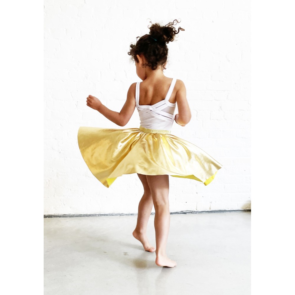 FALDA RATATAM FUNKY DORADO