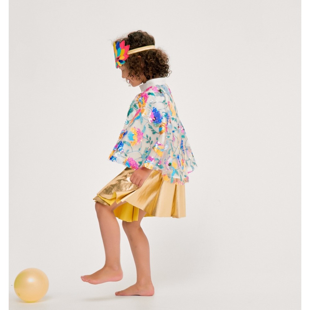 FALDA RATATAM FUNKY DORADO