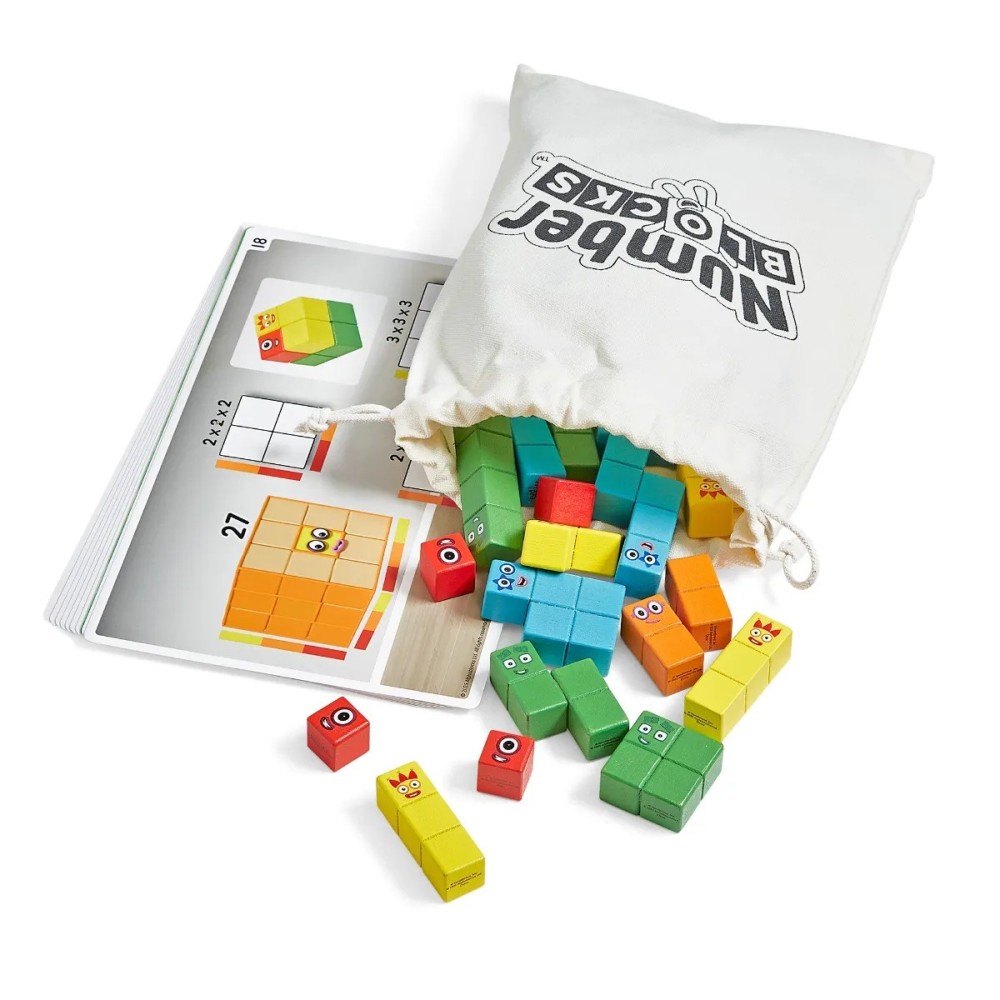 NUMBERBLOCKS WOODEN BUILDING