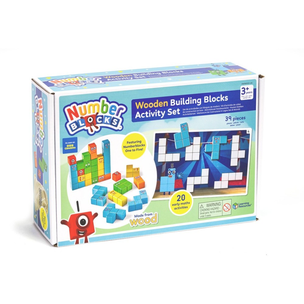NUMBERBLOCKS WOODEN BUILDING