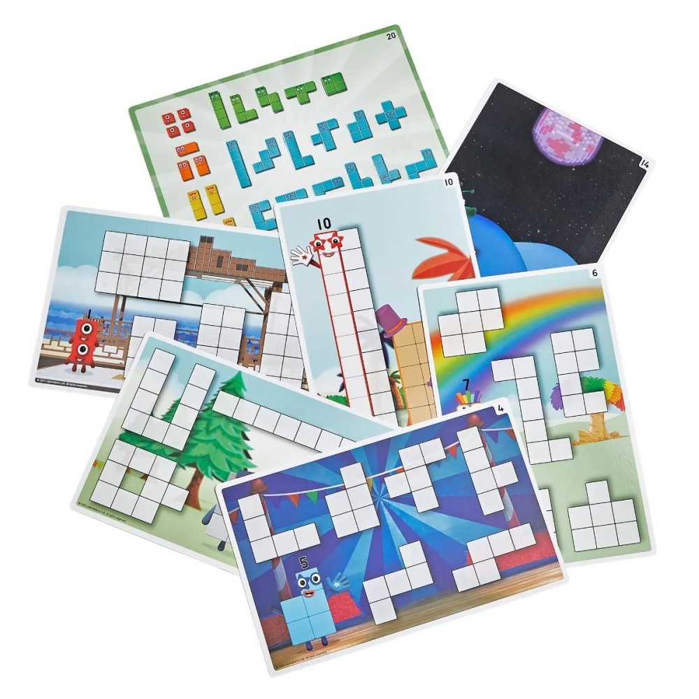 NUMBERBLOCKS WOODEN BUILDING