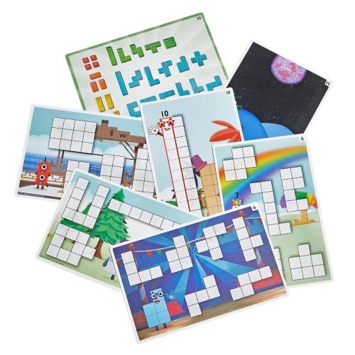 NUMBERBLOCKS WOODEN BUILDING