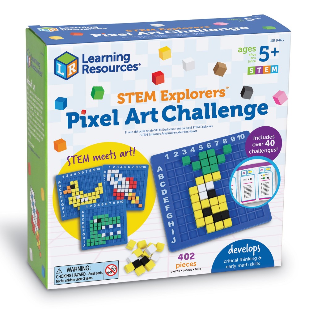STEM EXPLORERS PIXEL ART CHALL