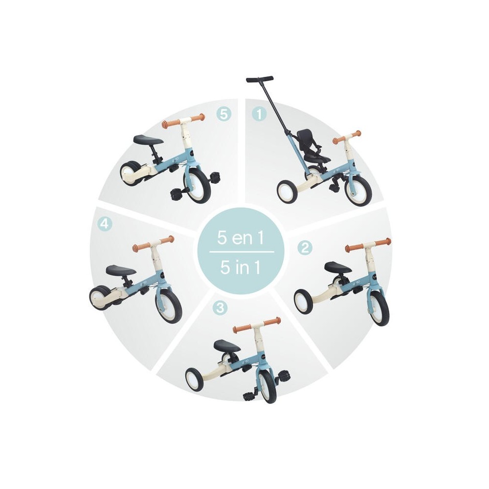 TRICICLO MULTIFUNCION GYRO GRIS