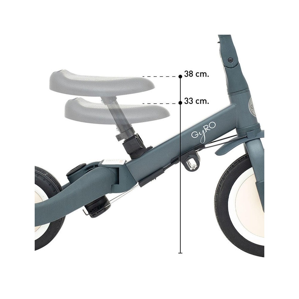 TRICICLO MULTIFUNCION GYRO GRIS