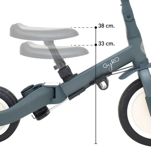 TRICICLO MULTIFUNCION GYRO GRIS