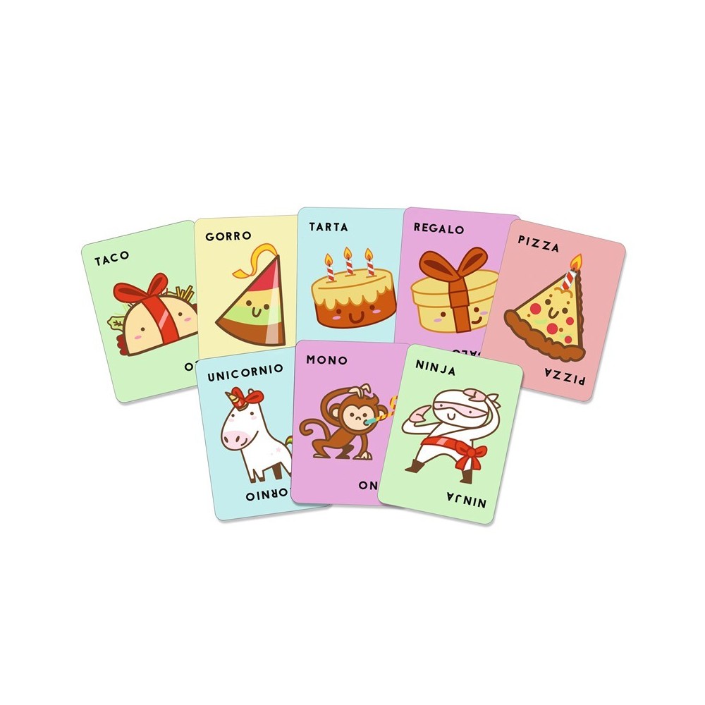 TACO,GORRO,TARTA,REGALO,PIZZA