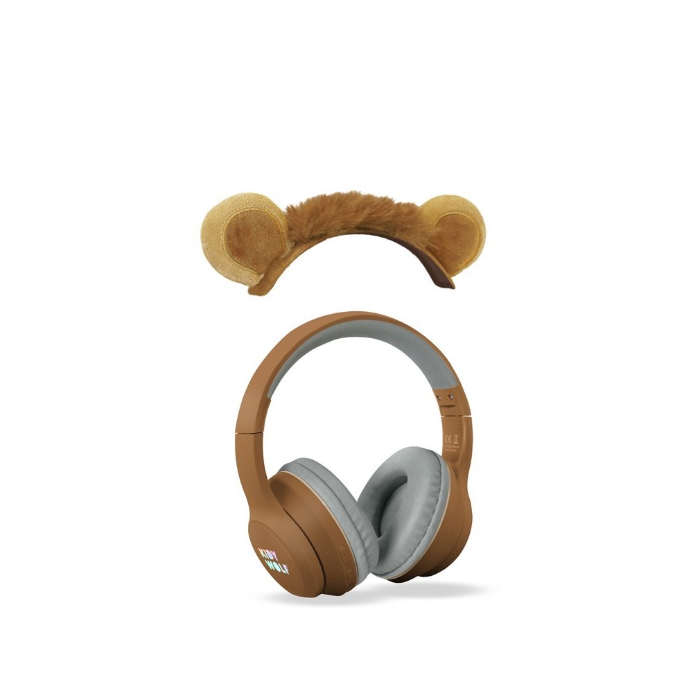 K-EARS LUETOOTH ANIMALS MARRON