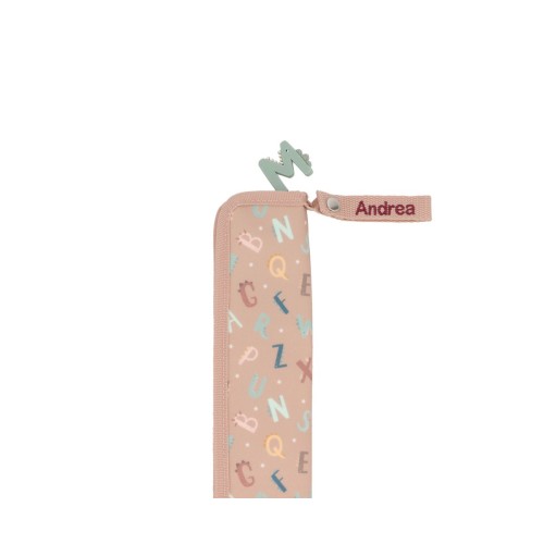 FUNDA FLAUTA ESCOLAR FUNNY LETTERS
