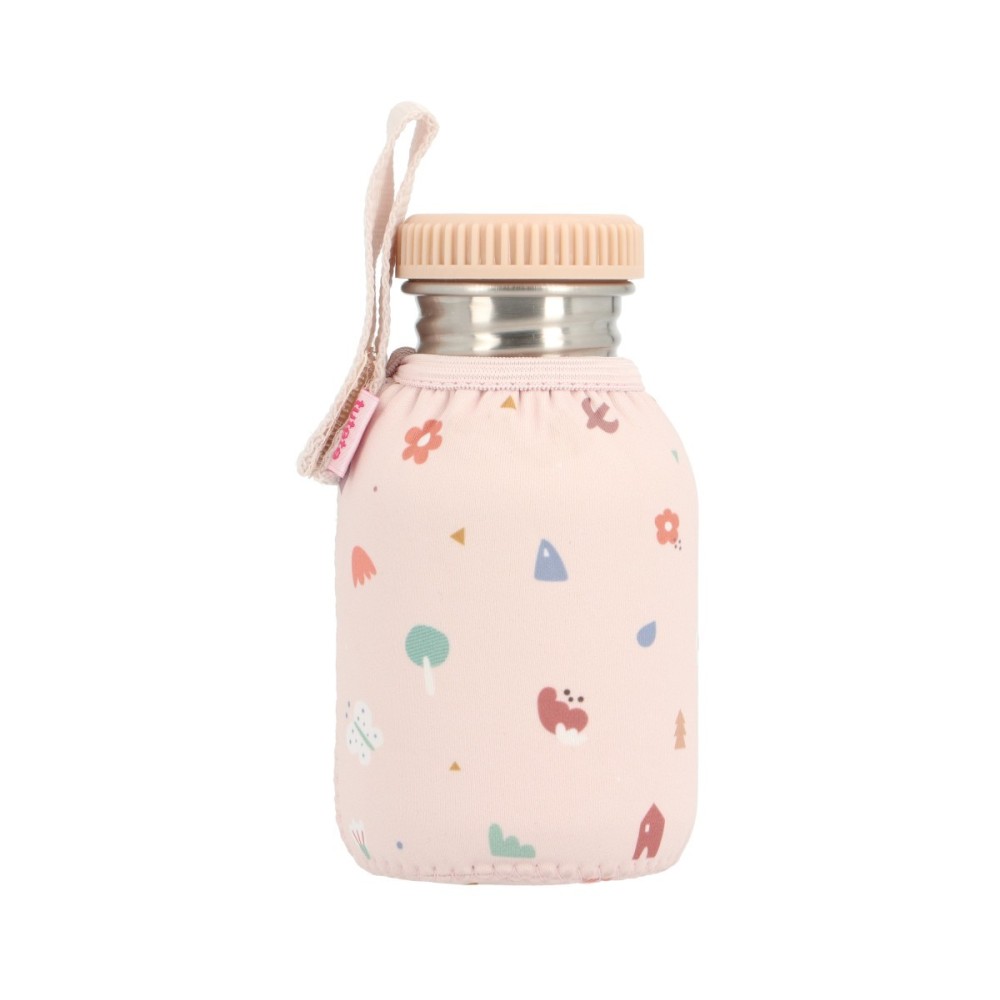 BOTELLA ACERO CON FUNDA 350 GEOMETRIC