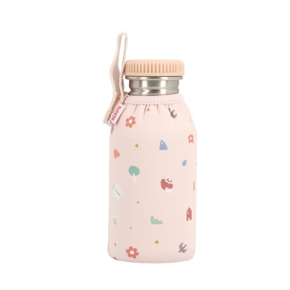 BOTELLA ACERO CON FUNDA 500 GEOMETRIC