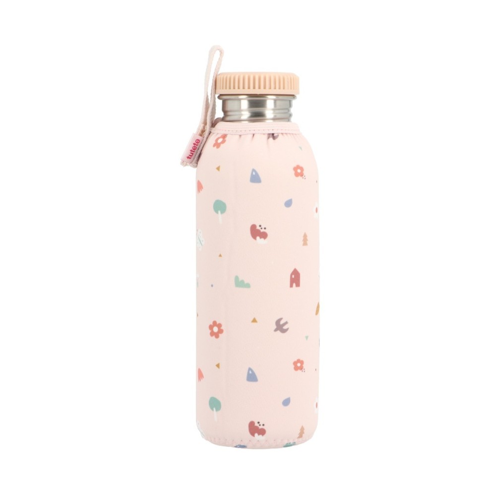 BOTELLA ACERO CON FUNDA 750 GEOMETRIC
