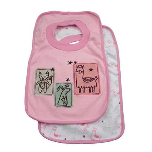 PACK 2 BABEROS LASSIG ROSA