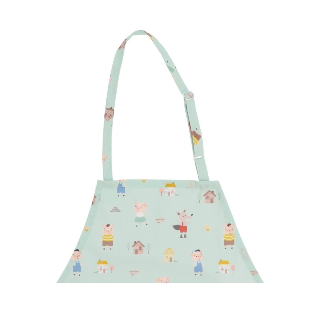 SET DELANTAL 3 CERDITOS