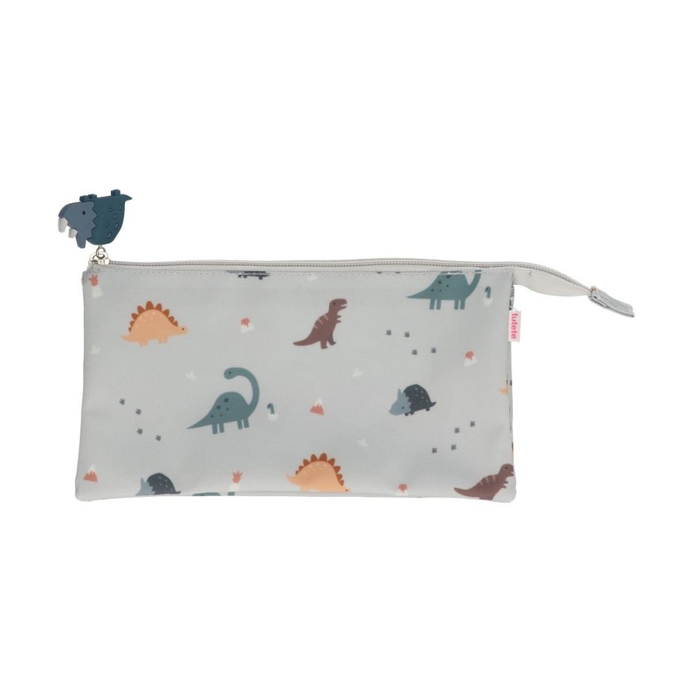 ESTUCHE 3 COMPARTIMENTOS DINO
