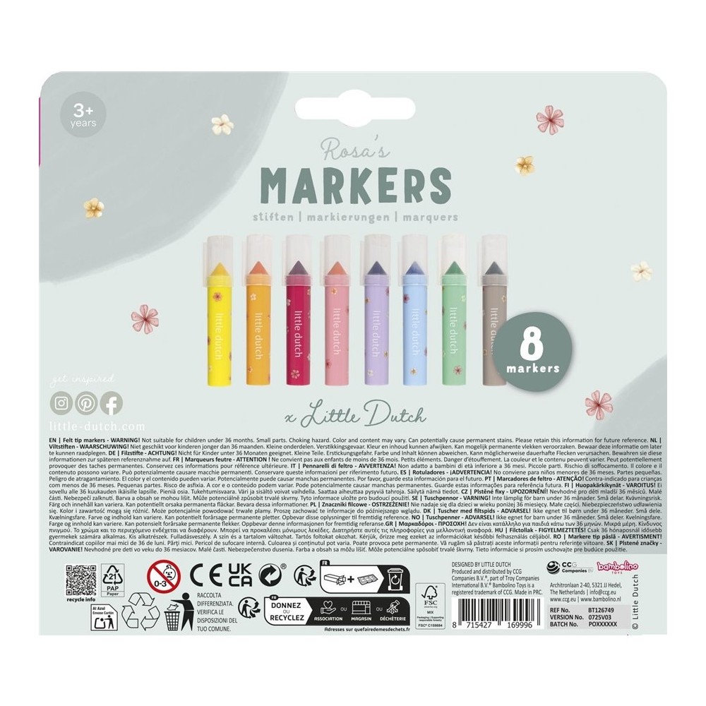 ROTULADORES PUNTA FIELTRO ROSA UN