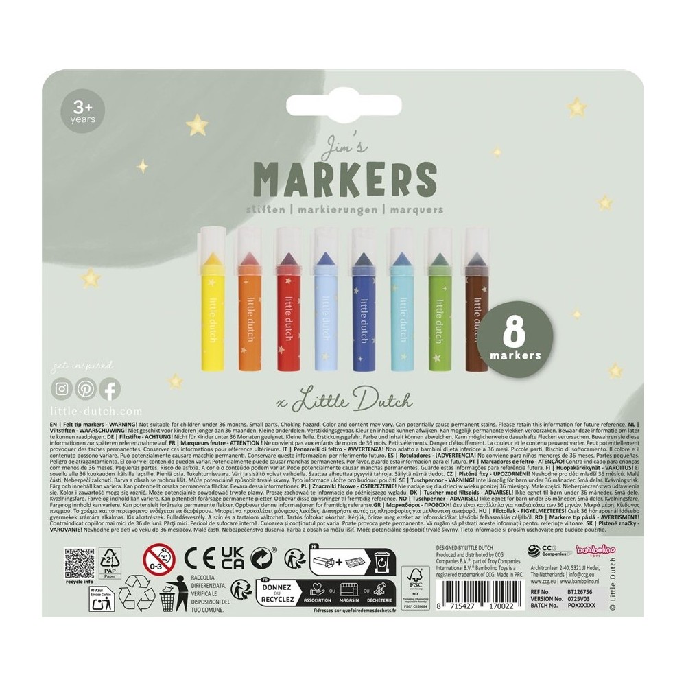 ROTULADORES PUNTA FIELTRO JIM UN