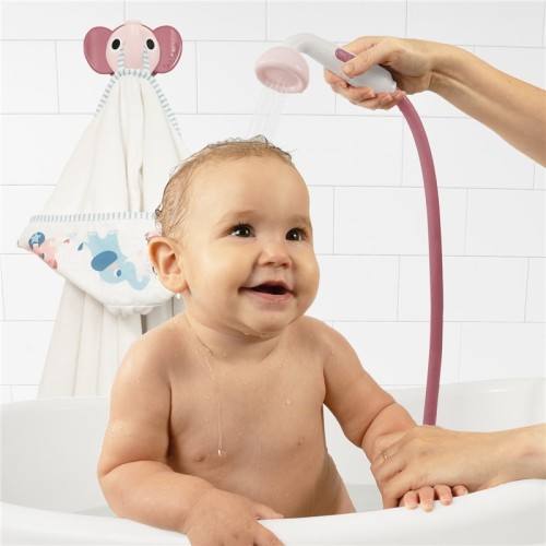 SET DE BAÑO DUCHA ELEFANTE ROSA