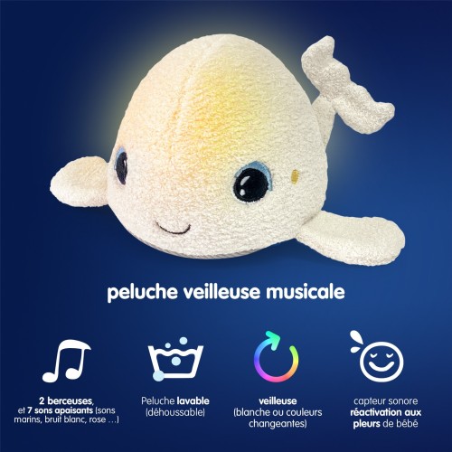 PELUCHE LUMINOSO BELUGA