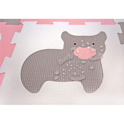 ALFOMBRA PUZLE GRANJA 120X90 GRIS