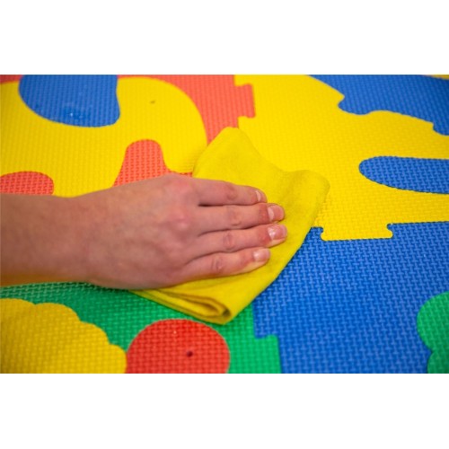 ALFOMBRA PUZLE SAFARI 120X90 VERDE