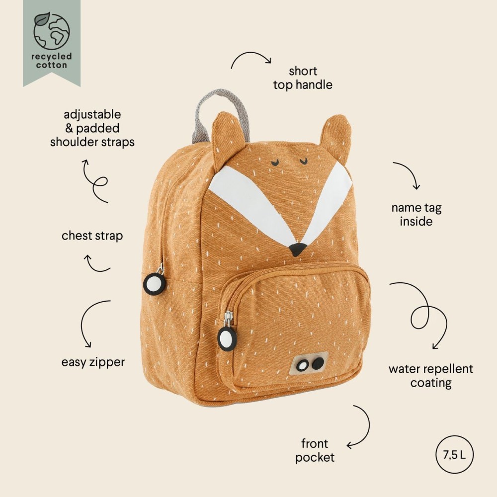 TRIXIE MOCHILA DE ANIMALES MR FOX 2