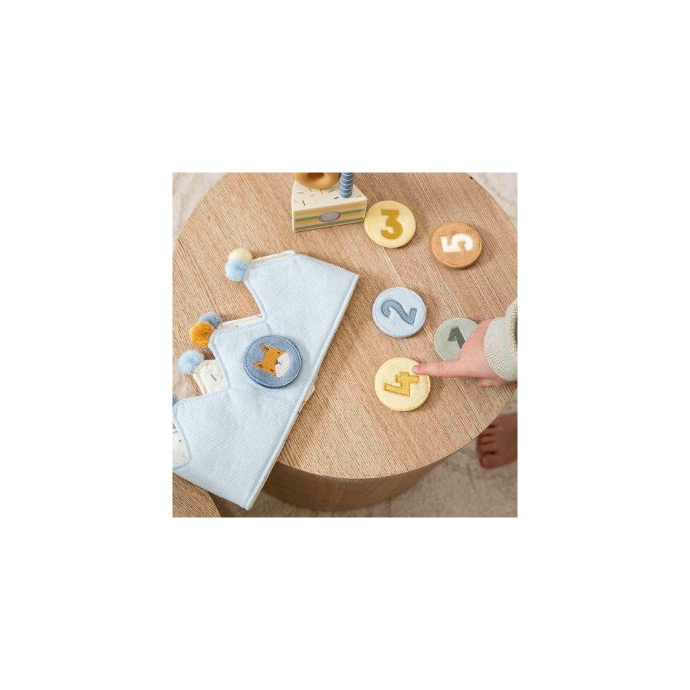 CORONA DE CUMPLEAÑOS NUMEROS AZUL