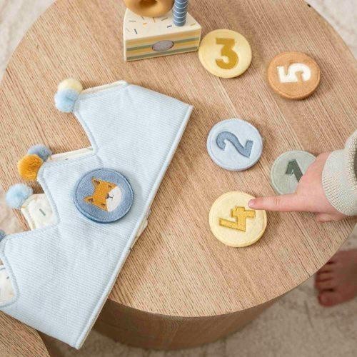 CORONA DE CUMPLEAÑOS NUMEROS AZUL