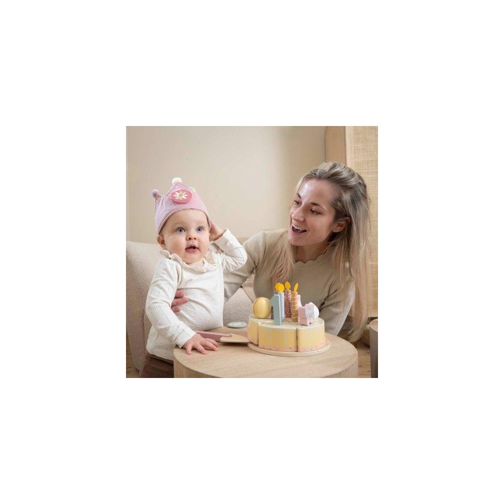 CORONA DE CUMPLEAÑOS NUMEROS ROSA