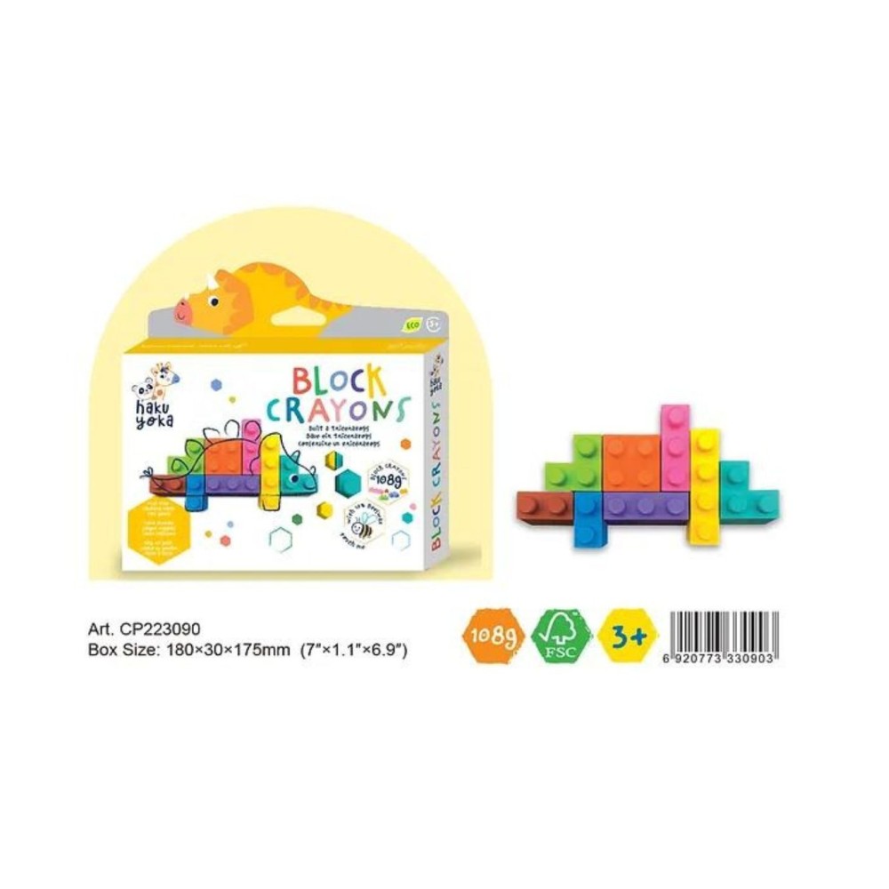 CRAYONES BLOQUE - TRICERATOPS