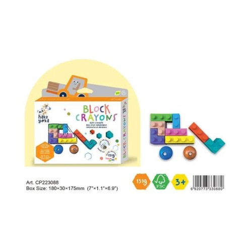 CRAYONES BLOQUE- CARRETILLA