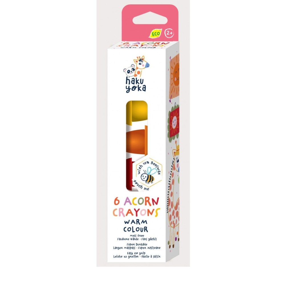 6 CRAYONES BELLOTA- CALIDOS