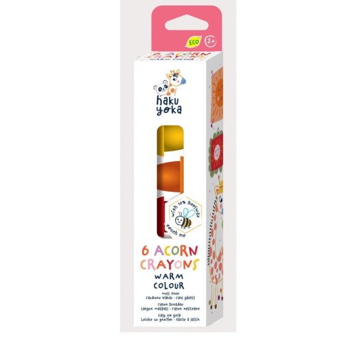 6 CRAYONES BELLOTA- CALIDOS