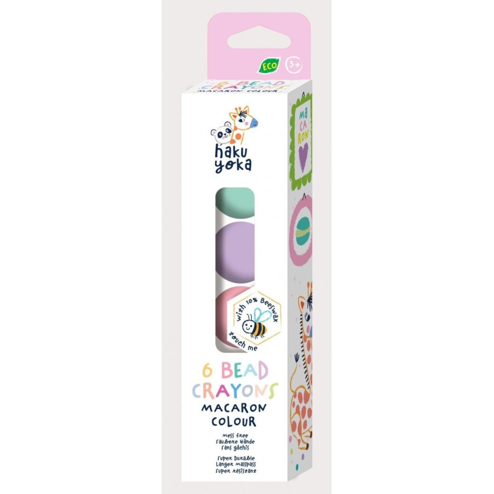 6 CRAYONES PERLA- PASTEL