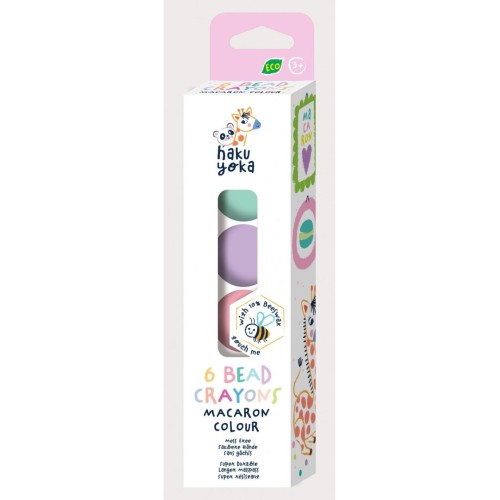 6 CRAYONES PERLA- PASTEL
