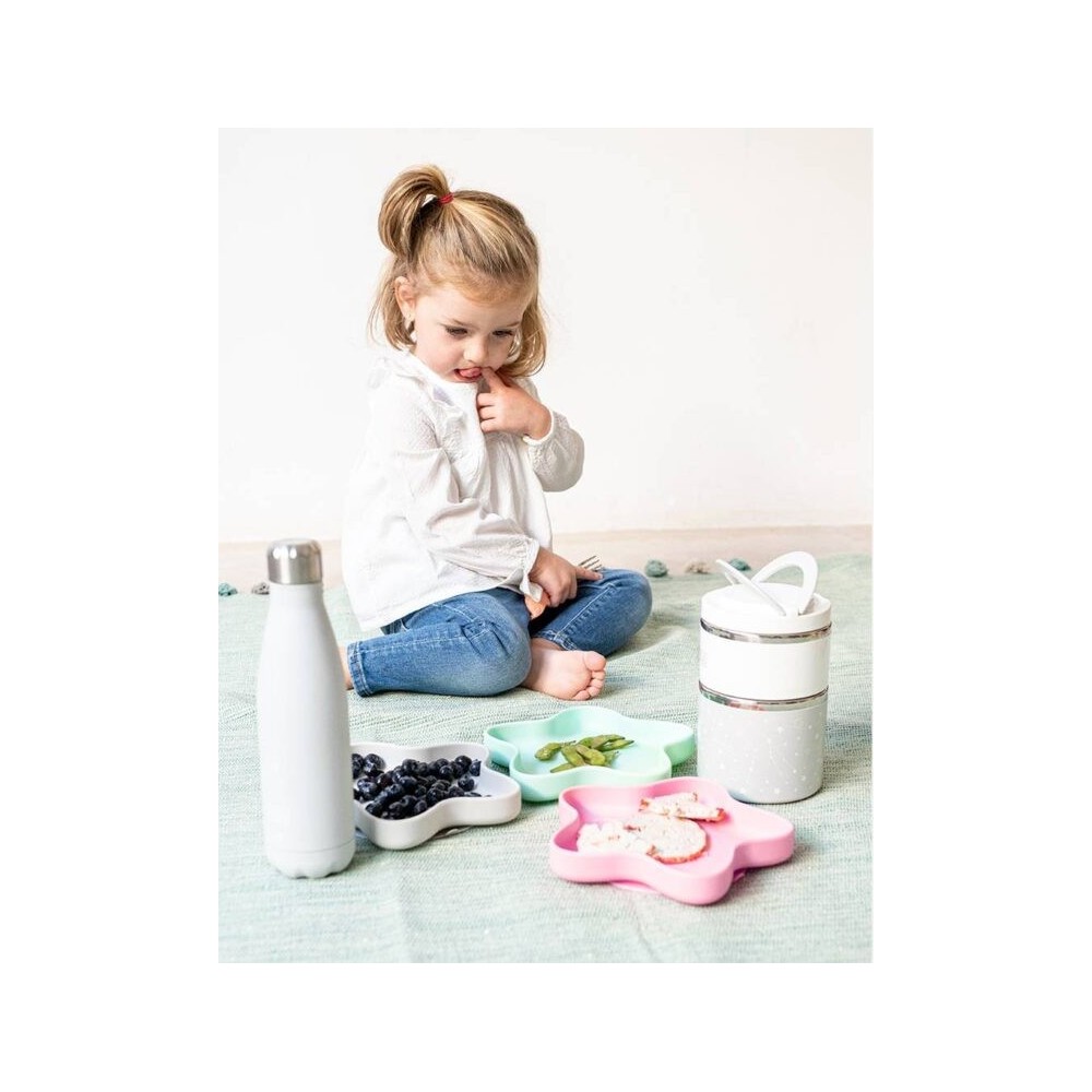 PLATO ESTRELLA SILICONA MINT 2