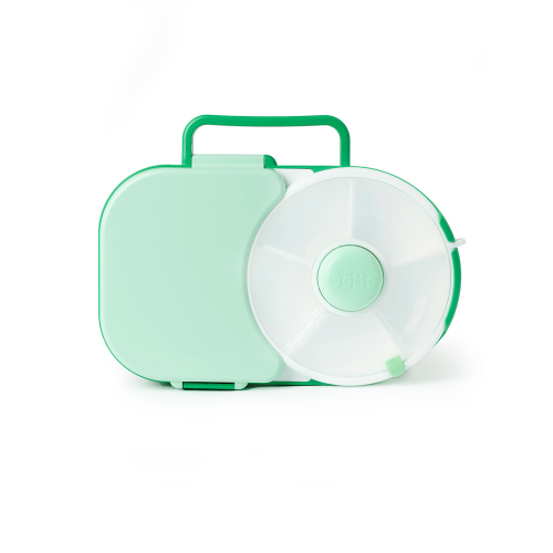 CAJA ALMUERZO SPINNER 2 IN 1 L SAGE GREEN