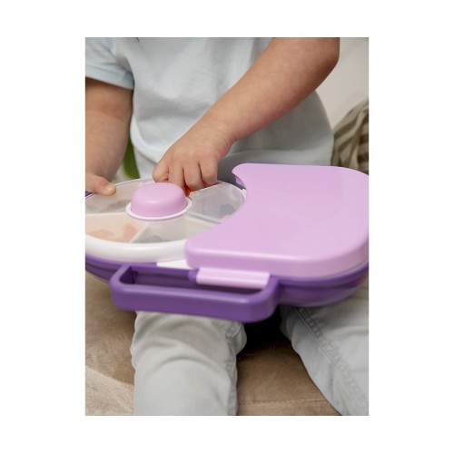 CAJA ALMUERZO SPINNER 2 IN 1 L PURPLE