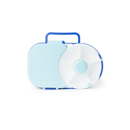 CAJA ALMUERZO SPINNER 2 IN 1 AZUL
