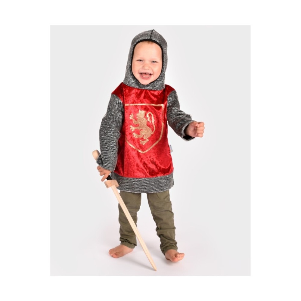 DISFRAZ CABALLERO ROJO ROJO