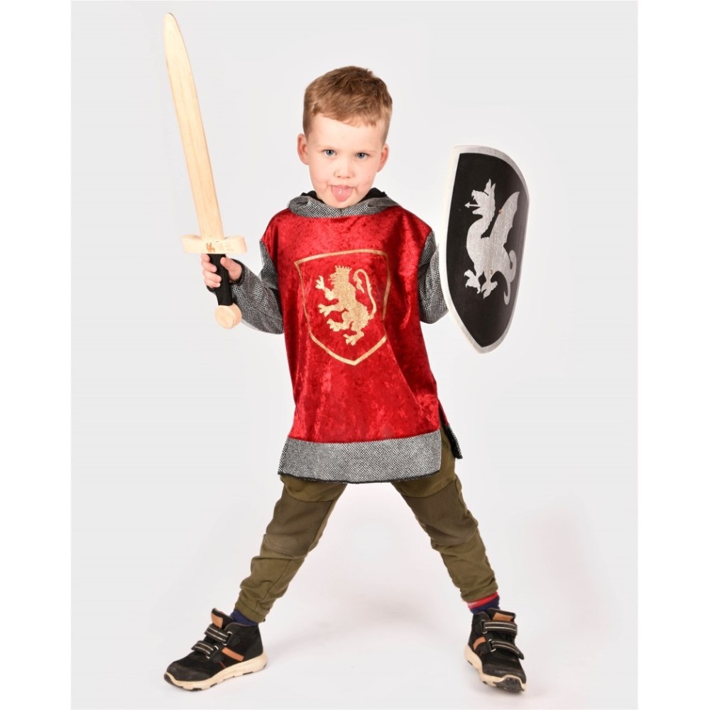 DISFRAZ CABALLERO ROJO ROJO 2