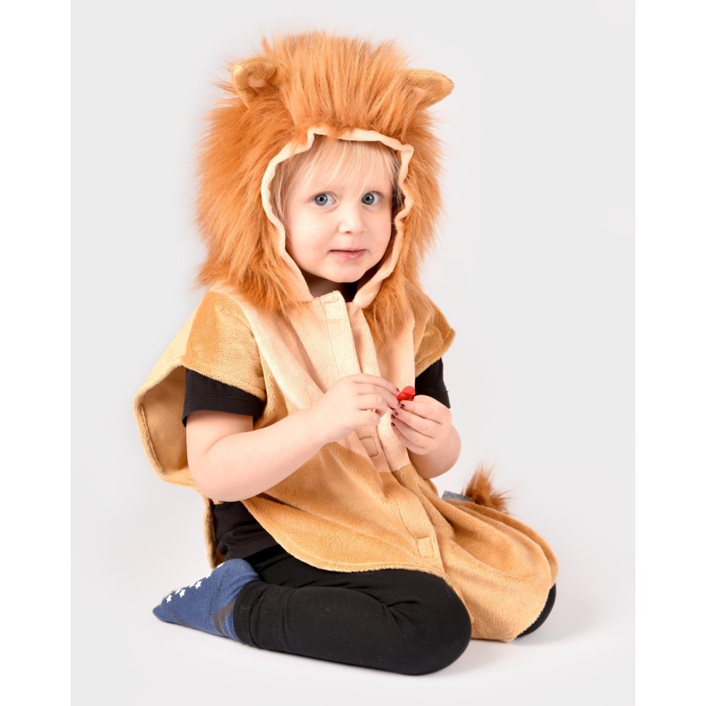 DISFRAZ LEON 1-4 AÑOS BEIG