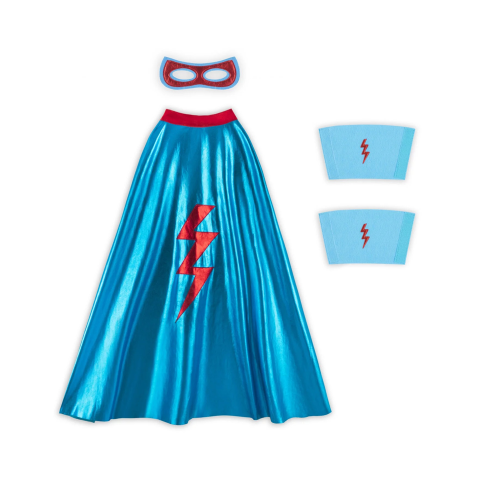 SET SUPER HEROE azul