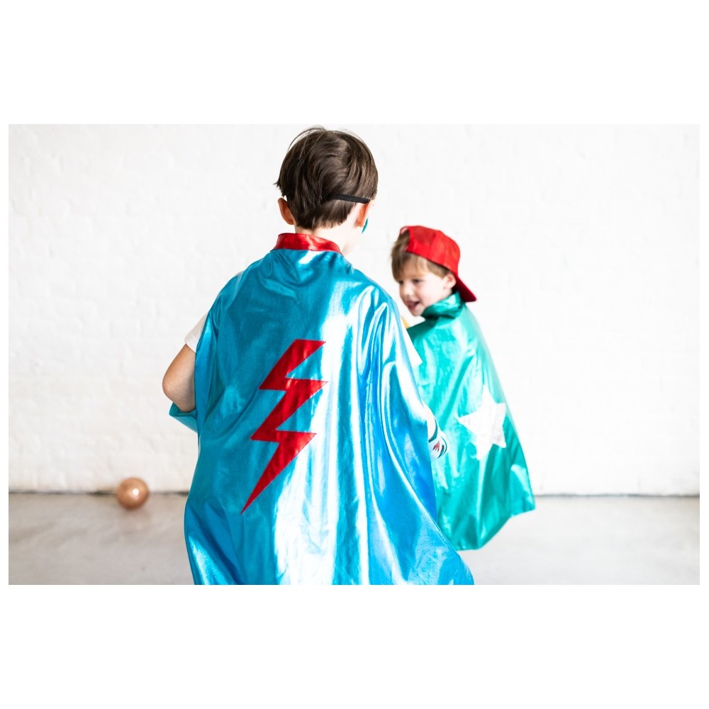 SET SUPER HEROE azul