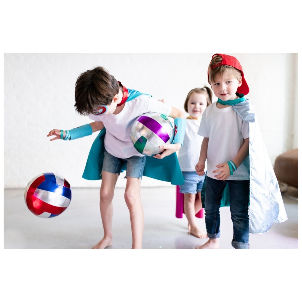 SET SUPER HEROE azul