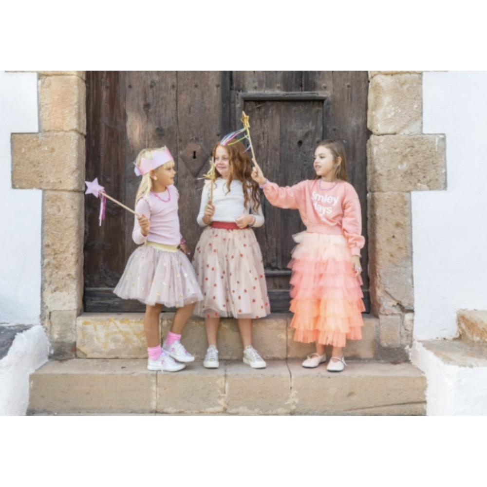 FALDA RATATAM CORAZONES DORADO 2