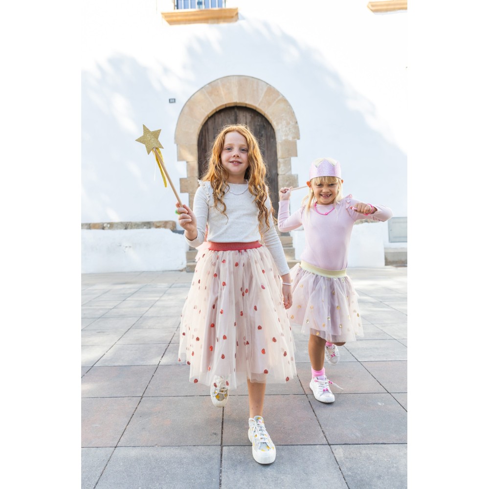 FALDA RATAM CORAZONES ROJOS