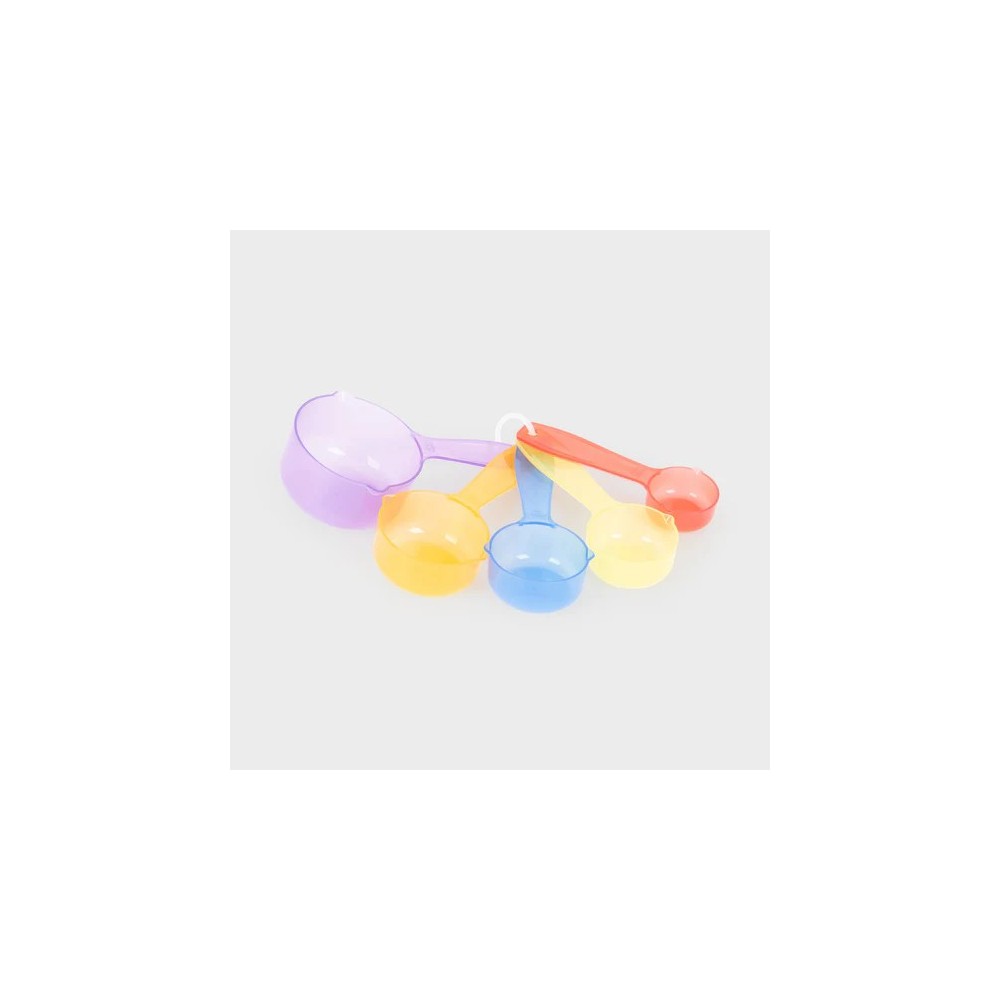 Tazas de medir de color translúcido - Paquete de 5